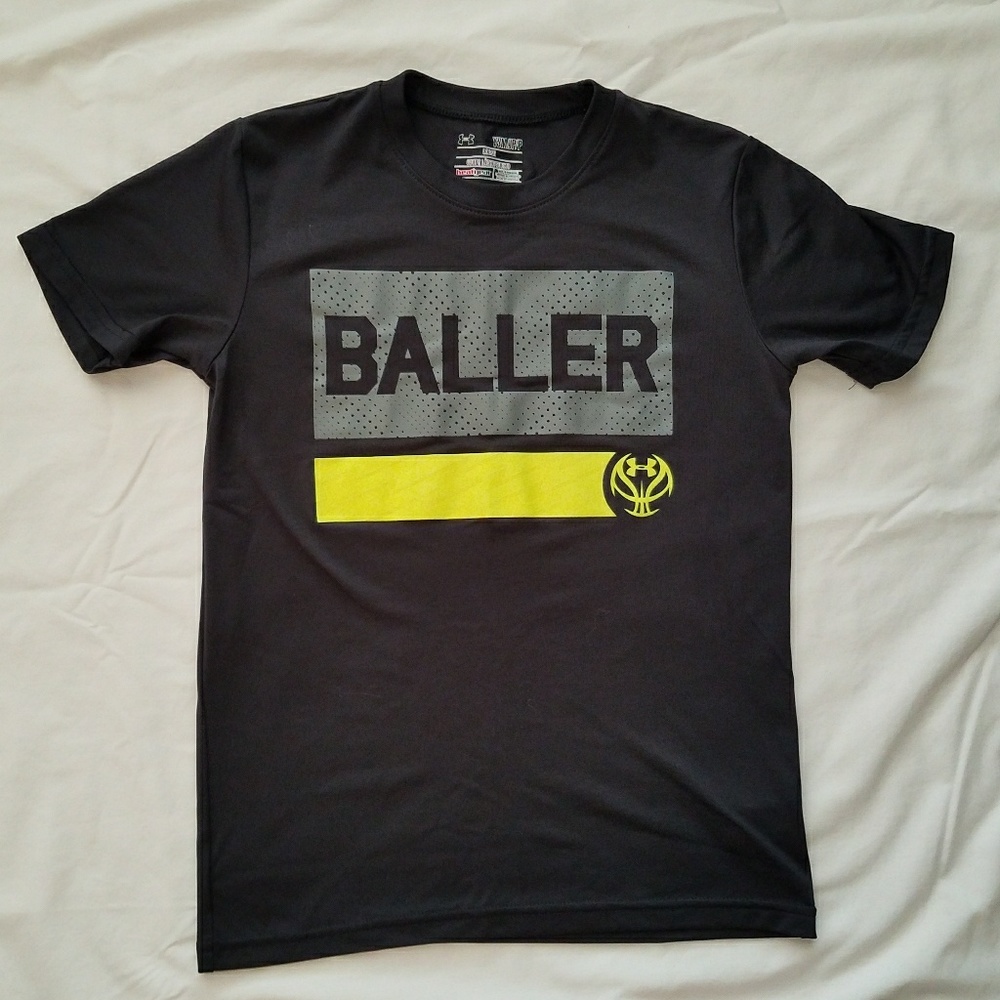 Boys football under armour shirt